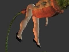 Butt fucking alien meat eating plant