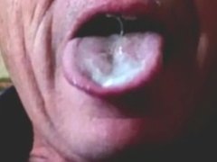 Close Up Cum In My Mouth 1