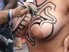 Big Boob bodypainting 001