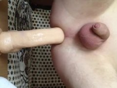 LanaTuls - Ride huge dildo in my asshole with hot close view
