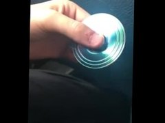 Petite White Guy Spins Sexy Fidget Spinner