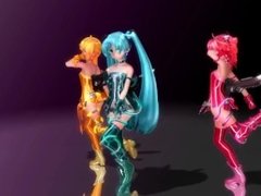 MMD HurlyBurly Dance Miku Hatsune, Ri