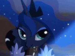 My Little Pony - Princess Luna in wet Dreams