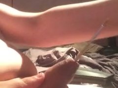 Teen first time sounding his cock