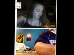 OMEGLE GIRL MAKES ME JERK TO TITS AND ASS