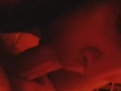 Slut girlfriend doing what she does best giving me a blowjob