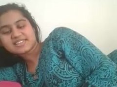 Cute desi girlfriend fucking on webcam