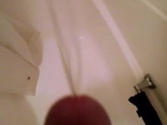 Pissing with a hard-on in my shower