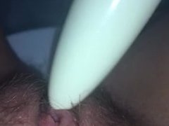 Tiny teen pussy with vibrator