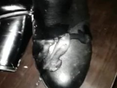 Cumshot on My Cousin's Booties