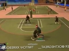 MILF GETS BBC WHILE PLAYING 2K