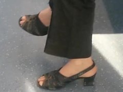 Candid Sandals In Train