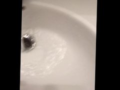 Huge Cum Shot Into Sink!