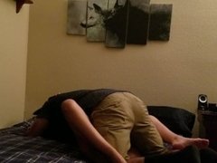 Young half mexican white milf fucked hard for 4th of July HD
