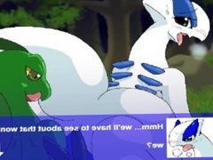 Pokémon Furry Yiff. Lugia Sex Adventure, Flash Game P2: Grass Type