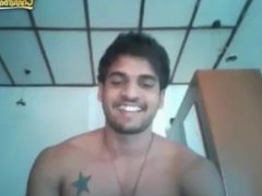 Desi Hunk - Webcam Dickflash