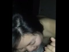 给白人男友口交 chinese girl blowjob by white man