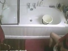 My mom rubbing her pussy in toilet caught by hidden cam