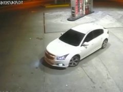 Drunk Guy Gets A Blowjob At The Gas Station CCTV