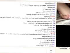 girl feeling slutty wants to be recorded on omegle then squirts for master