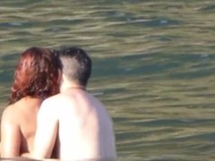 Amateur couple playing at beach - Madeira Island - Seixal