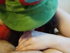 TEEMO COSPLAY POV BLOWJOB, POWER OF A BIG LOAD - LEAGUE OF LEGENDS COSPLAY