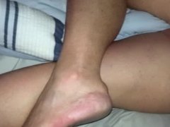 Cumming On My Wife's Foot
