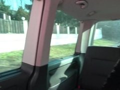 Cheap slut convinced to fuck for free with stranger in van