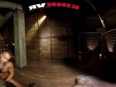 VR 360 - Christian Wilde Serviced by 2 Hunks in Sex Dungeon