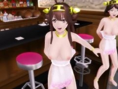 3D MMD Kongo 3 Sisters - VALENTI