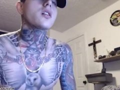 Sexy Tattooed Latino Webcam Show 1