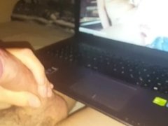 cumming by only caressing my cock