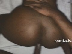 BUBBLE BUTT MAID CHEATING ON HER HUSBAND W/ ME. CUMSHOT ON HER BIG ASS BUTT