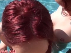 Fucking Both My Hot Teen Step Sisters By The Pool POV