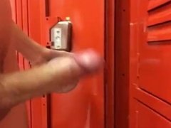 Guy brings his fleshlight to school, fucks it in the locker room