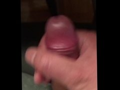 Jerking off my cock and cumming