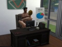 Sims 4 - student fucks teacher to get out of detention
