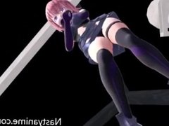 Anime Girl Strips Porno