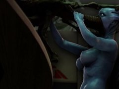 Liara T`Soni and the Pregnator ( 3D Comic)