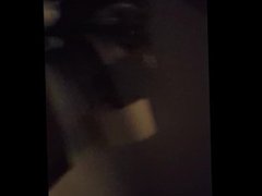 My chubby neighbor fucks my black ass in the dark. Loud verbal fuck!!