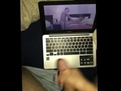 Jerking off to Gay Porn