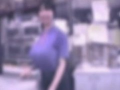 legendary huge tits clerk from Japan (very low res)