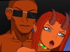 Guadeloupe hentai: demon gwada girl in hell loove sex