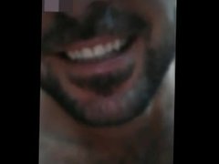 Arab man jerk off play with asshole