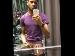 Changing room jerking off