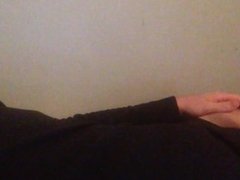 Rubbing cum all over my shirt! Cum control!