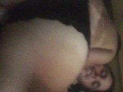 Lesbian Latina step sister caught me jerking off