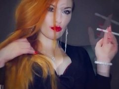 Gorgeous Kira Smoking tease