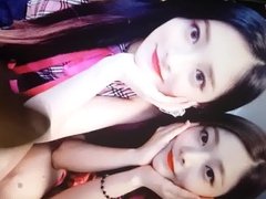 Pristin Kyulkyung and Eunwoo  ( aka. pinky ex. ioi )