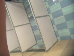 Peeping in women's shower